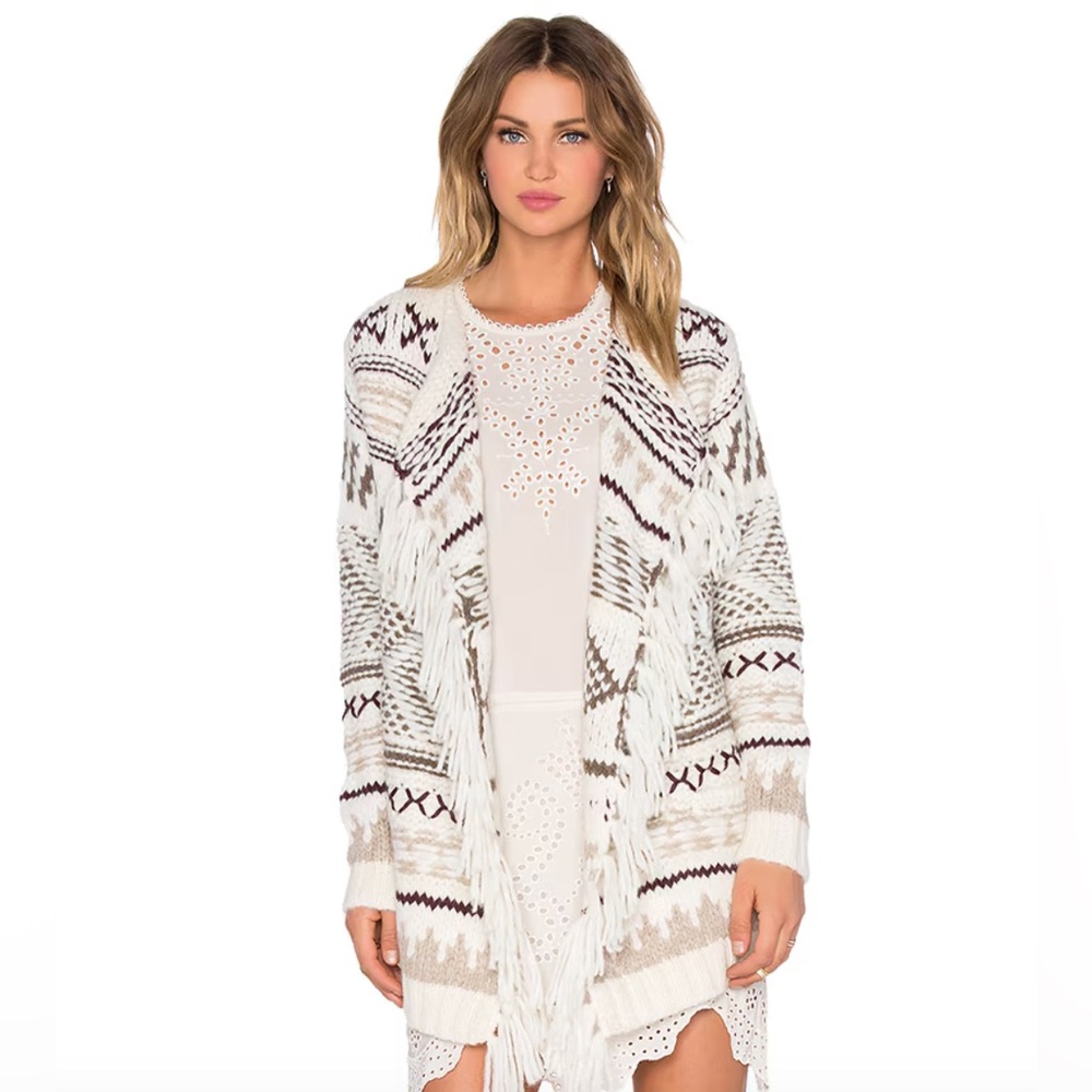 Ulla Johnson Yasmine Cardigan in Marrakech, Size M/L, New with Tag, Handmade